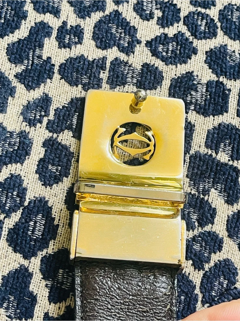 Vintage Cartier Ambassador by Cartier Paris Reversible Leather Belt 38”